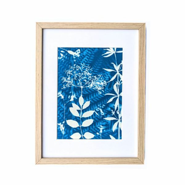 CYANOTYPE VEGETAL SUREAU GAILLET FRENE CADRE DESIGN ARTISTE FRANCE