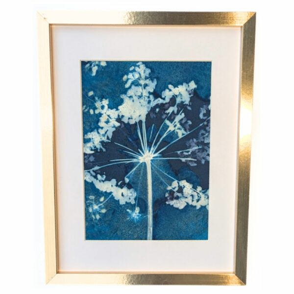 WET CYANOTYPE FLEUR ANGELIQUE TABLEAU DECO