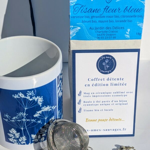 COFFRET MUG TISANE BIO FRANCE LOCAL